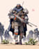 sci fi character illustration or sci fi character