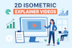 craft professional 2d isometric explainer videos