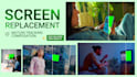 do professional vfx screen replacement and motion tracking