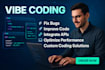 fix bugs, vibe code and integrate apis for your replit app or mvp