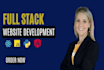 build ai website, business website development as a full stack web developer
