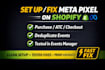 setup meta pixel or fix shopify facebook pixel server side tracking by GTM