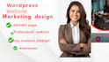 desing or redesing your wordpress website with elementor pro