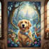 disney style pet portrait