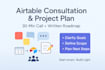 provide 30 minute airtable consultation and project plan