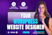 create and redesign wordpress websites