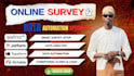 create online survey form and gather real online survey respondents