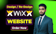 do wix website redesign, wix ecommerce website using wix studio