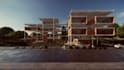 architectural 3d modeling exterior house, commercial rendering and visualization