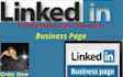 create professional linkedin business page