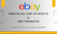 solve your ebay account defects