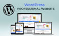 create wordpress website design and development