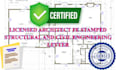 licensed engineering drawing architect stamp pe stamp arizona illinois oklahoman