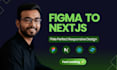 convert figma to nextjs or react landing page with tailwind CSS