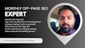 do monthly website off page seo with podcast backlinks