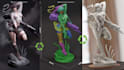convert 2d image to 3d printable custom character model from 2d concept art