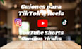 write viral spanish tiktok, reels and shorts scripts