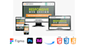 convert your design from figma , xd , PSD to responsive HTML, CSS, js