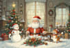 draw greeting, christmas, birthday card, postcard