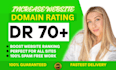boost increase ahrefs DR domain rating