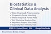 do biostatistics, predictive analysis, and hypothesis testing