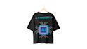 design futuristic ai and tech inspired t shirt graphics