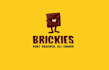 design food brand brickies logo