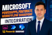 build microsoft powerapp power automate workflow power bi sharepoint integration