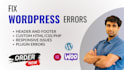 fix wordpress issues in your website