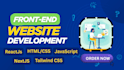 design responsive web frontend using reactjs and nextjs