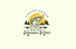design retro fly fishing guide logo