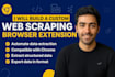 develop your web scrapping browser extension