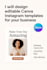 100 editable canva instagram and story templates pack