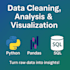 clean, analyze, and visualize your data using python, pandas, and sql