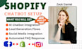 shopify website manychat bot,ai customer support chatbot integration,response