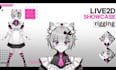 draw and rig 2d vtuber, vtuber design,live2d rigging, vtuber model, vtube studio