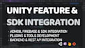 integrate admob, firebase or any sdk into your unity game