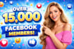 targeted 5,000 members for your facebook group
