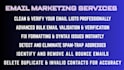 clean, validate, verify and remove duplicates from your bulk email list