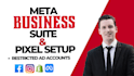 fix facebook ads restriction, business manager, meta pixel setup