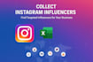 collect instagram influencers by niche or country