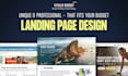 design a high converting landing page UX UI in figma