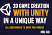 develop a 2d game using unity