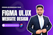 do a professional figma website with modern UI UX design