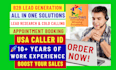 do b2b lead generation, cold calling, and appointment setting