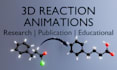 create 3d chemical reaction and mechanism animations