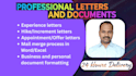create professional letters and mail merge documents