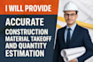 prepare complete structural and architectural plans with material takeoffs