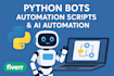 develop python bots, automation scripts and ai automation