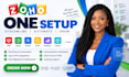 set up zoho people forms zoho recruit payroll HR management automation zoho mail
